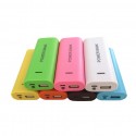 5600mAh Power Bank Rechargeable 2x 18650 Battery Charger Case Removable Back Cover Charging Box Compatible for Cellphone Pink