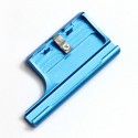 Aluminum Replacement Rear Snap Latch Waterproof Housing Buckle Lock for GoPro Hero 4 3+ blue