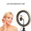 Selfie Ring Light LED Circle Light USB LED Desktop Lamp with Stand Dimmable LED Fill Light for Live Stream Photograph Desktop s