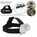 Adjustable Headband Belt Head Strap Mount for GoPro Hero 5/4/3 Camera black
