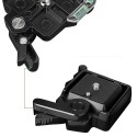QR-40 Compact Universal Quick Release Adapter Assembly Platform QR Plate Mount Base black