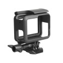 Plastic Frame Case for Gopro Hero 5/6/7 Black Camera Vertical Protection Sports Camera Portable Standard Cover black