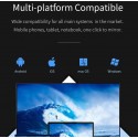 K11 HDMI 1080P wireless WiFi2.4G Supported Google protocol mirroring multiple device black