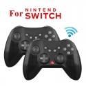 Switch Bluetooth Wireless Game Controller Handle with Charging Cable Set black