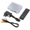 HD TV Box Tuner Receiver Digital Terrestrial 1080P DVB-T/T2 Protocol H.265 TV Box VGA AV Tuner Receiver EU plug