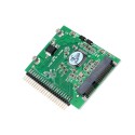 2.5 Inch 44-Pin Standard Male IDE Connector mSATA Mini PCI-E SSD to 2.5" IDE Adapter for Laptop green