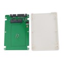 1.8 Inch Micro SATA 16 Pin to 2.5 Inch SATA 22 Pin 7+15 Adapter Card Hard Disk External Case SSD Enclosure None