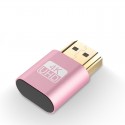 HDMI Virtual Display 4K HDMI DDC EDID Dummy Plug EDID Display Pink