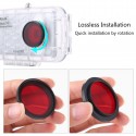 32mm Diving Red Color Lens Filter for Phone 7/8 /8 Plus/ Galaxy S9/Huawei P20 Diving Housing Case red