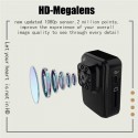 Super Hi-Vision 1080P Micro Camera USB 2.0 Port Night Vision Mini Camcorder Action Camera DV DC Video Recorder black