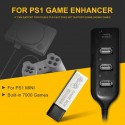 DN Mini Stick for Game Box PS1 Compatible with Open Source Simulator Expansion Pack Built-in 7000 Games Silver