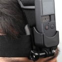 Sunnylife for GoPro Head Strap Headband Mount Holder with Adapter for DJI OSMO Pocket Camera black