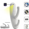HD Detection Motion-activated Mini Clothing Hook Camera Premium Video Resolution Best Home Security Camera White