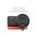 Silicone Lens Protective Cap For Insta 360 One R Leica One-Inch Wide-Angle Lens black