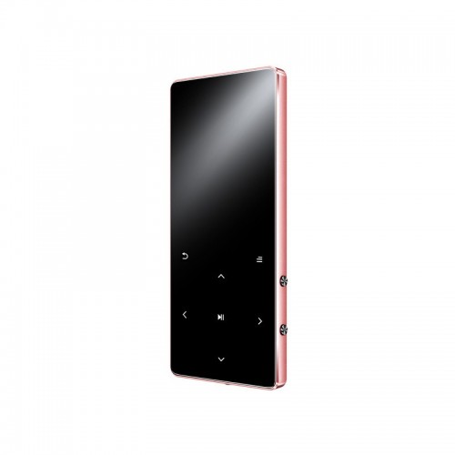 MP3 MP4 Player with Bluetooth Speaker Touch Screen and Built-in HiFi Portable Walkman with Radio /FM/ Recording Rose gold