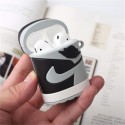 Earphone Storage Case Sports Shoes Design for Airpods 1/2 Wireless Headset Protective Cover Soft Silicone Shell gray_Airpods 1/