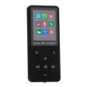 Mini Shiny USB Clip LCD Screen MP4 Media Player Support 32G TF Card Ultra Thin Lossless Sound MP4 Player with FM E-book black