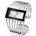 Women Creative Waterproof Alloy Quartz Rectangular Dial Fashion Bracelet Watch Wristwatch 4