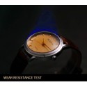 Women Quartz Watch Waterproof Artificial Leather Strap Sports Alloy Casual Wrist Watch White surface red belt female section 7