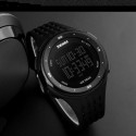 Sports Men's Big Dial Multifunctional Waterproof Digital Watch Black
