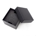 Jewelry Watch Box Case Display Watch Holder with Foam Pad Inside Present Gift Box black