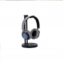 Aluminum Earphone Hanger Headset Holder Headphone Bracket Desk Display Stand Silver