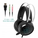 Professional 7.1 Gaming Headset Gamer Surround Sound USB Wired Headphones with Microphone for PC Computer Xbox One PS4 RGB Ligh