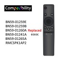 Remote Control BN59-01266A for Samsung Smart TV un49mu8000 UN50MU630D UN65MU700D black