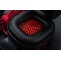 3.5mm Earphone Gaming Headset Gamer Stereo Gaming Headphone with Microphone LED Black and red