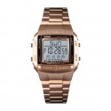 Sports Watch Men Luxury Watches Waterproof Military LED Digital Wristwatch - Rose Gold
