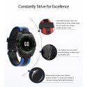 Bluetooth Smartwatch, 10.5mm Ultra-Thin Dial, Heart rate Monitor, Pedometer, 1.54-inch display.Blue