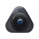 ESCAM Q8 360 Degree Panoramic IP Camera - 960P, Night Vision, Motion Detection, Two Way Audio, Support Onvif Protocol (Black)