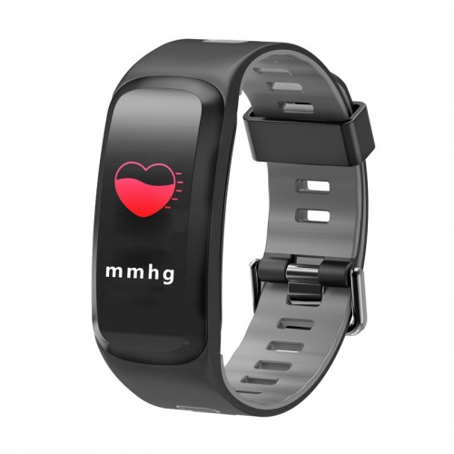 NO.1 F4 Fitness Tracker Bracelet - 0.96 Inch OLED Screen, Bluetooth 4.0, Multi-sport Mode, Heart Rate, Blood Pressure (Gray)