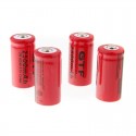 GTF 3.7V 16340 2500mAh Lithium Battery 1pcs