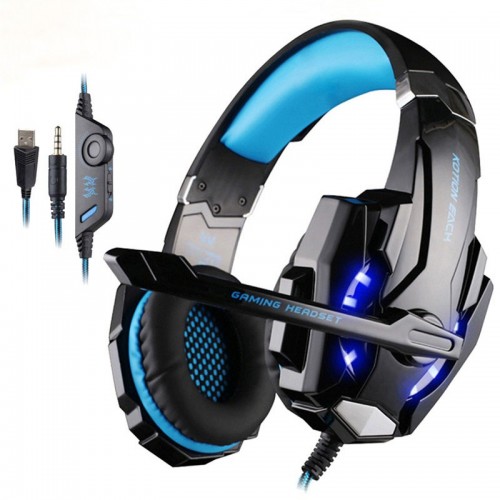 Gaming Headset for PlayStation PS4 Tablet PC 3.5mm Headphone Mic for Laptop