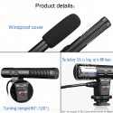TAKSTAR SGC-598 Interview Microphone for Nikon/Canon Camera/DV Camcorder - +10dB Enhancement, 200Hz Attenuation.
