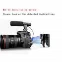 Camera Microphone 3.5mm Digital Video Recording Microphone for D-SLR Camera Nikon/Canon Camera/DV Camcorder