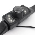 Car Rear View Backup Camera License Plate Frame CMOS Vehicle Camera black
