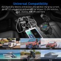 Car Motorcycle Refitted USB Charger Mobile Phone Tablet QC3.0 Metal Quick ChargingIPEH