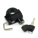 Motorcycle 25mm Handlebars Helmet Lock For -DAVIDSON XL 883 1200 black