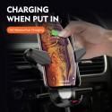 10W Qi Wireless Car Charger Holder for iPhone XS X 8 Fast Charging for Xiaomi Samsung Galaxy S9 S10 Car Phone Holder Charger bl