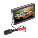 5Inch Rearview Mirror Monitor - Button Control, 4:3 Ratio, 480x272