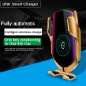 R1 Automatic Clamping 10W Car Wireless Charger for iPhone Xs Huawei LG Infrared Induction Qi Wireless Charger Car Phone Holder 