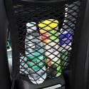 Car 2-Layer Mesh Organizer Seat Back Net Bag Pocket Cargo Tissue Holder Storage Netting Pouch