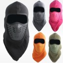 Unisex Bicycle Thermal Winter Warm Hat Windproof Motorcycle Face Mask Hat Neck Helmet Beanies black_One size