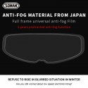 Motorcycle Helmet Anti Fog Film Full Helmet Lens Anti Fog Sticker Helmet General Anti Fog Film