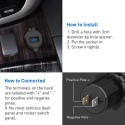 Car Motorcycle Refitted USB Charger Mobile Phone Tablet QC3.0 Metal Quick ChargingBRTK