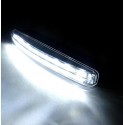 1Pair Car Headlight High Power High/Low Beam Warning Driving Fog Lamp Auto Head 8 LED Daytime Light White light