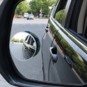 HD 360 Degree Wide Angle Adjustable Car Rear View Convex Mirror Auto Rearview Mirror Vehicle Blind Spot Rimless Mirrors