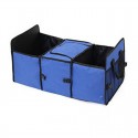Car Trunk Storage Bag Oxford Cloth Folding Truck Organizer Storage Box with Cooler Bag Travel Tidy Bags For Auto Van SUV